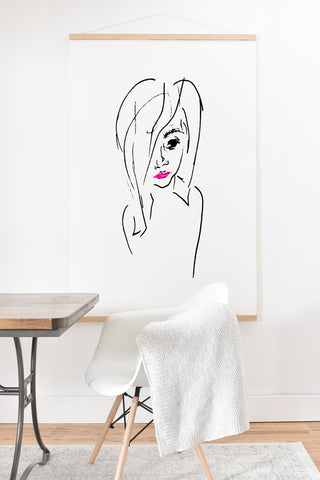 Leeana Benson Girl 2 Art Print And Hanger