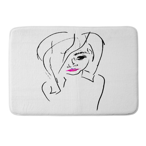 Leeana Benson Girl 2 Memory Foam Bath Mat