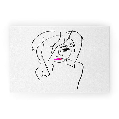 Leeana Benson Girl 2 Welcome Mat