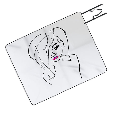 Leeana Benson Girl 2 Picnic Blanket