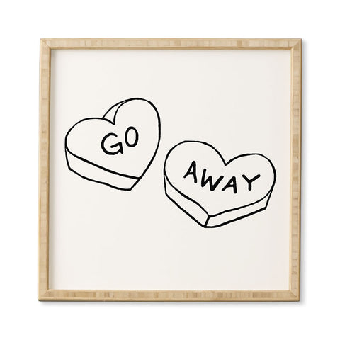 Leeana Benson Go Away Framed Wall Art