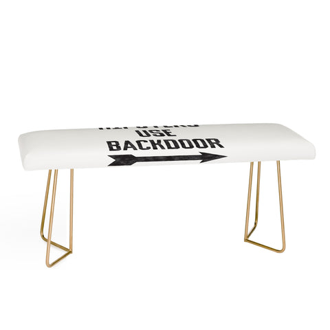 Leeana Benson Hipsters Use Back Door Bench