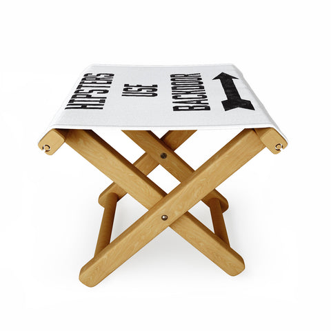 Leeana Benson Hipsters Use Back Door Folding Stool