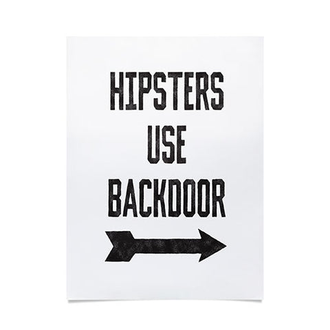 Leeana Benson Hipsters Use Back Door Poster