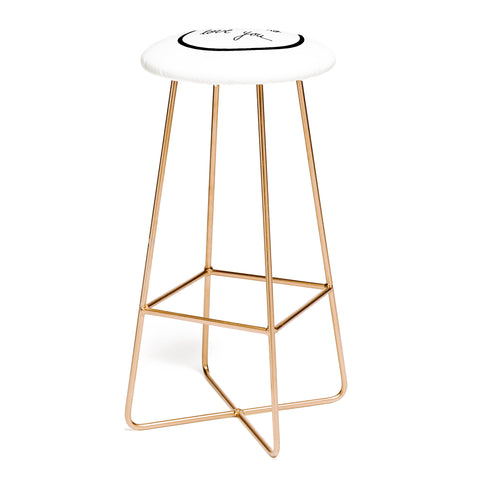 Leeana Benson I Love To Love You Bar Stool