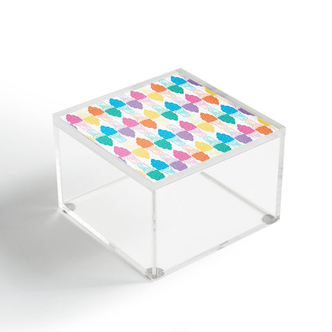 Leeana Benson Ice Cream Color Pattern Acrylic Box