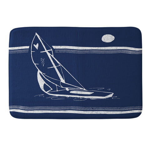 Leeana Benson Midnight Ride Memory Foam Bath Mat
