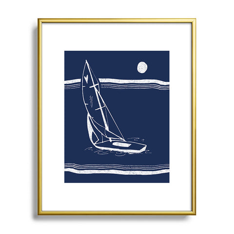 Leeana Benson Midnight Ride Metal Framed Art Print