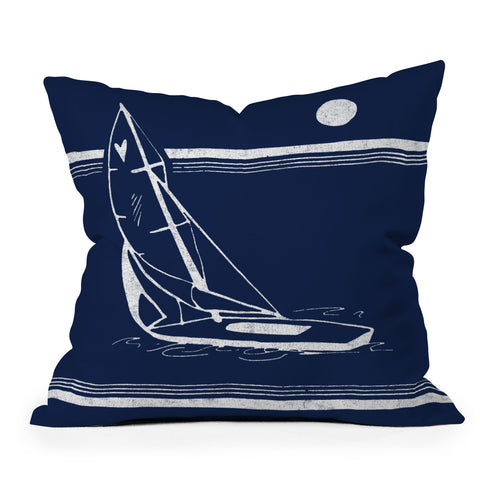 Leeana Benson Midnight Ride Throw Pillow