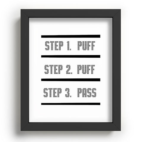 Leeana Benson Puff Puff Pass Recessed Framing Rectangle