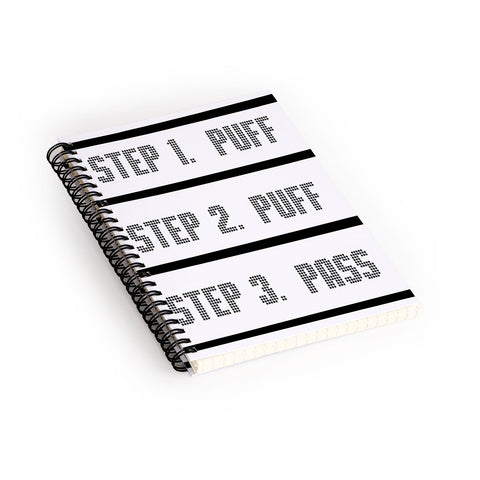 Leeana Benson Puff Puff Pass Spiral Notebook