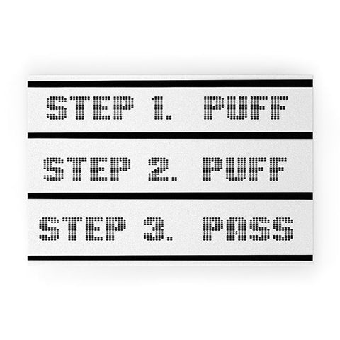 Leeana Benson Puff Puff Pass Welcome Mat