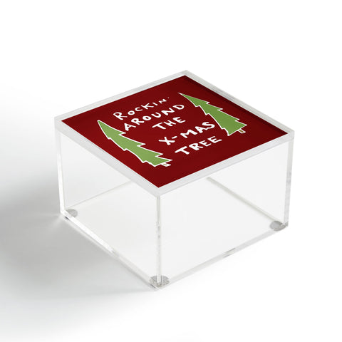 Leeana Benson Rockin Around the Xmas Tree Acrylic Box