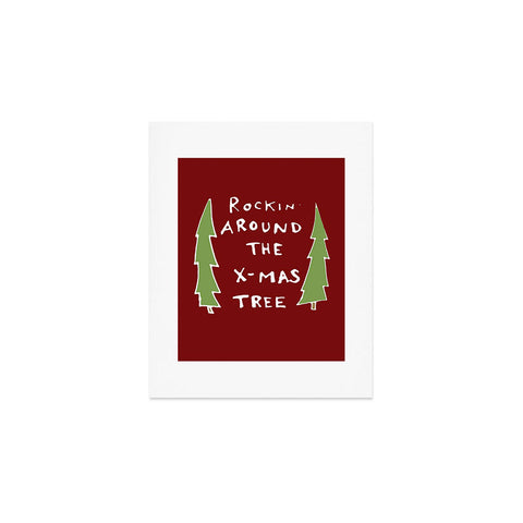 Leeana Benson Rockin Around the Xmas Tree Art Print