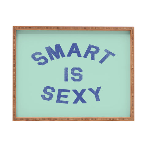 Leeana Benson Smart Is Sexy Rectangular Tray