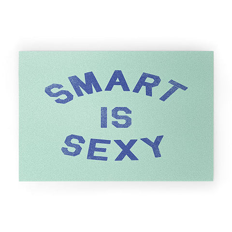 Leeana Benson Smart Is Sexy Welcome Mat
