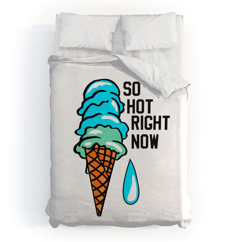 Leeana Benson So Hot rn Duvet Cover