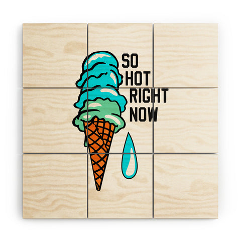 Leeana Benson So Hot rn Wood Wall Mural