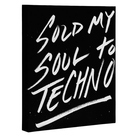 Leeana Benson Sold My Soul To Techno Art Canvas