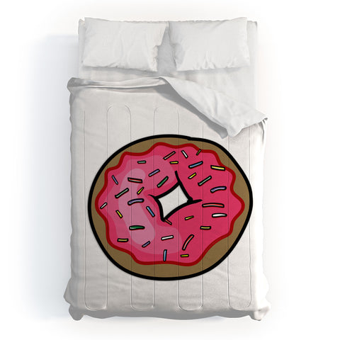 Leeana Benson Strawberry Frosted Donut Comforter
