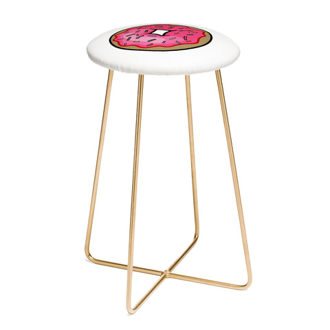 Leeana Benson Strawberry Frosted Donut Counter Stool