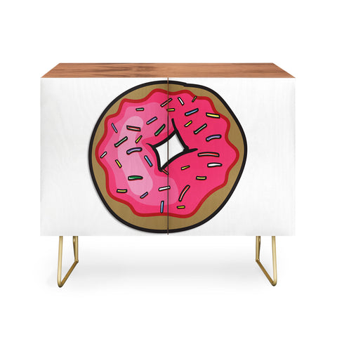 Leeana Benson Strawberry Frosted Donut Credenza