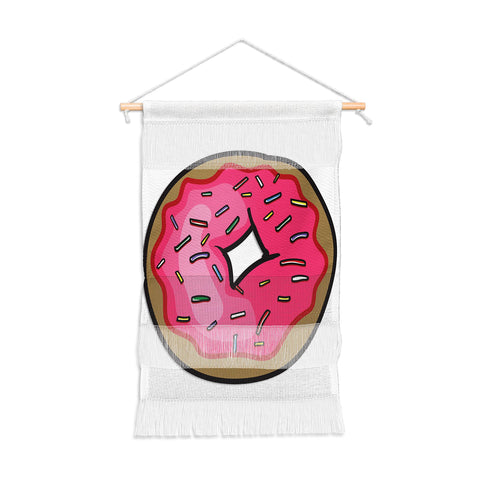 Leeana Benson Strawberry Frosted Donut Wall Hanging Portrait