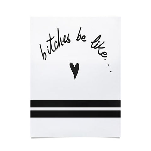 Leeana Benson They Be Like Poster