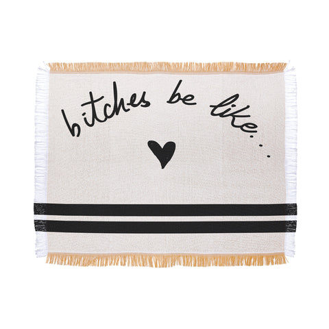 Leeana Benson They Be Like Throw Blanket