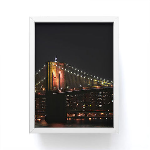 Leonidas Oxby Brooklyn Bridge 2 Framed Mini Art Print