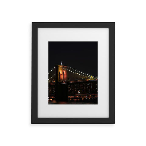 Leonidas Oxby Brooklyn Bridge 2 Framed Art Print