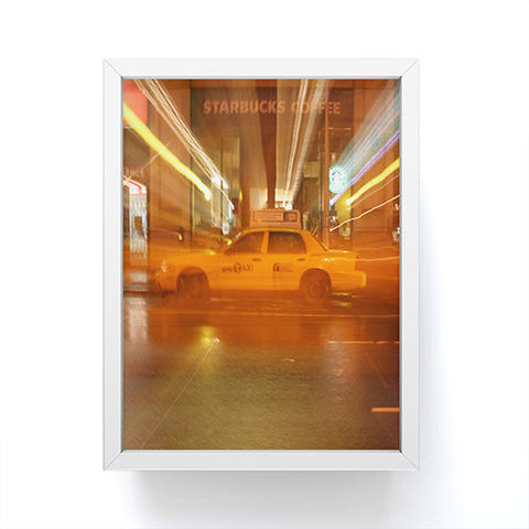 Leonidas Oxby NYC Taxi Framed Mini Art Print