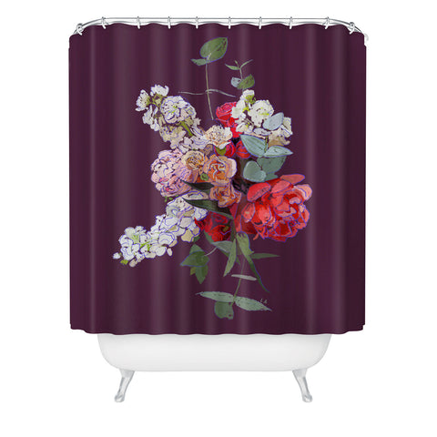 Lisa Angulo Petals 26 Shower Curtain
