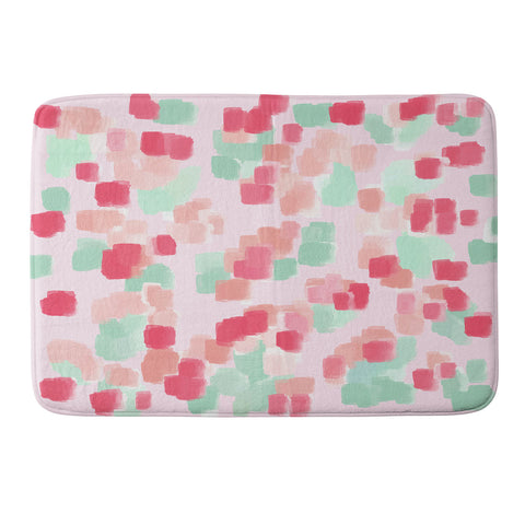 Lisa Argyropoulos Abstract Floral Memory Foam Bath Mat