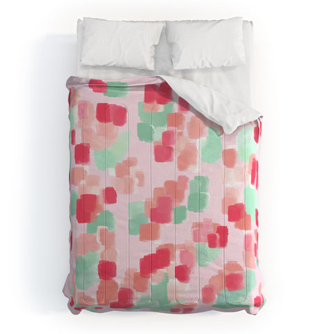 Lisa Argyropoulos Abstract Floral Comforter