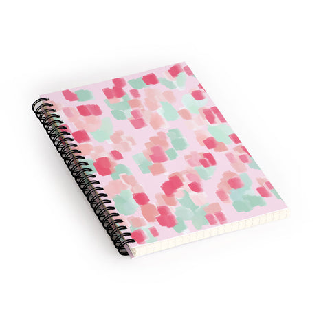 Lisa Argyropoulos Abstract Floral Spiral Notebook