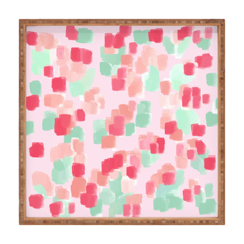 Lisa Argyropoulos Abstract Floral Square Tray