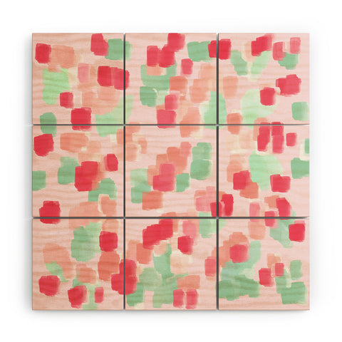 Lisa Argyropoulos Abstract Floral Wood Wall Mural