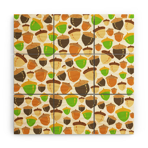 Lisa Argyropoulos Acorns Wood Wall Mural