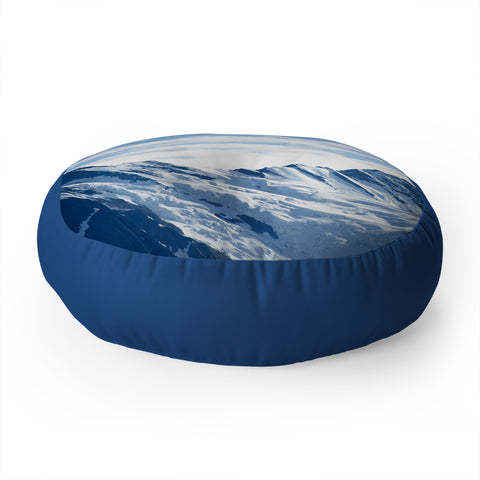 Lisa Argyropoulos Alaskan Blue Floor Pillow Round