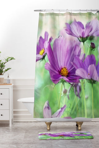 Lisa Argyropoulos Among The Cosmos Shower Curtain And Mat