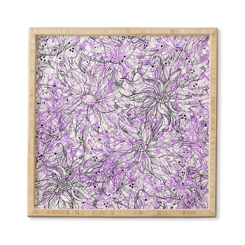 Lisa Argyropoulos Angelica Purple Framed Wall Art