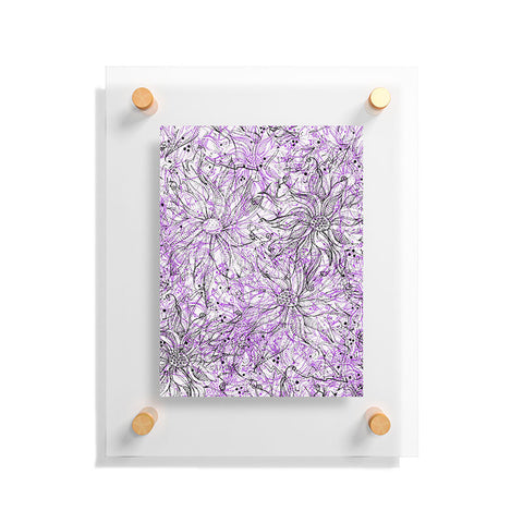 Lisa Argyropoulos Angelica Purple Floating Acrylic Print