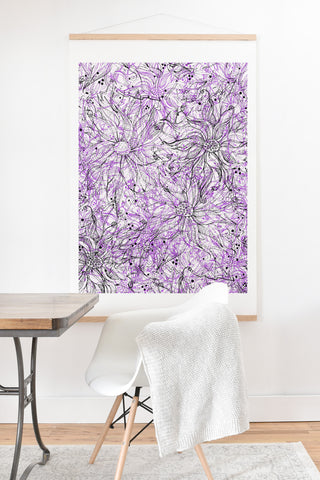 Lisa Argyropoulos Angelica Purple Art Print And Hanger