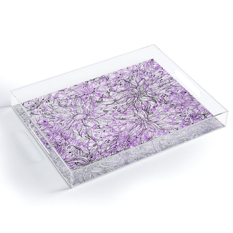 Lisa Argyropoulos Angelica Purple Acrylic Tray