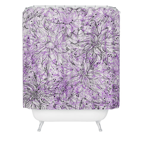 Lisa Argyropoulos Angelica Purple Shower Curtain
