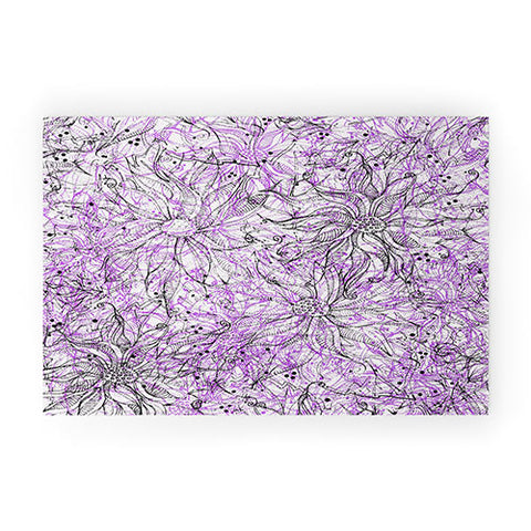 Lisa Argyropoulos Angelica Purple Welcome Mat