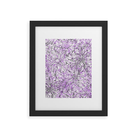 Lisa Argyropoulos Angelica Purple Framed Art Print