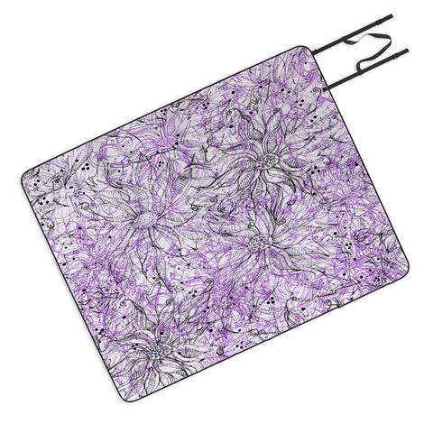 Lisa Argyropoulos Angelica Purple Picnic Blanket