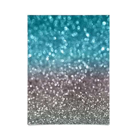 Lisa Argyropoulos Aqua And Gray Poster